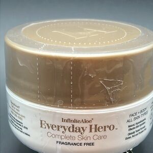 InfiniteAloe Everyday Hero Fragrance free Complete skin cream retail $30